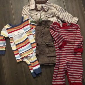 Baby boy pjs, outfit and romper!